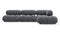 Bellini Sectional - Mario Bellini Sectional, Right Chaise, Gray Boucle