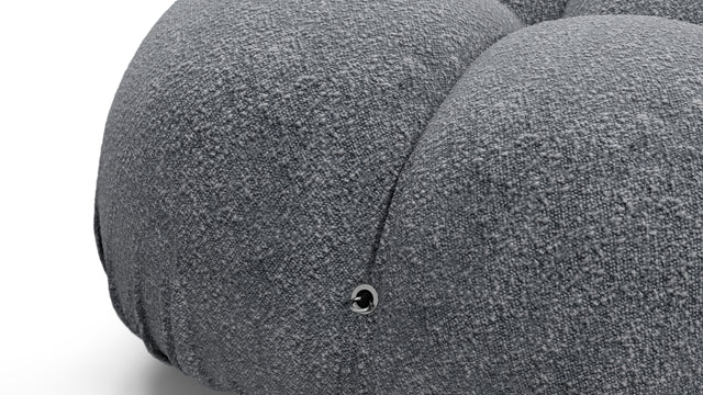 Bellini Sofa - Mario Bellini Open End Sofa, Left, Gray Boucle