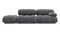 Bellini Sofa - Mario Bellini Open End Sofa, Left, Gray Boucle