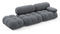 Bellini Sofa - Mario Bellini Open End Sofa, Left, Gray Boucle