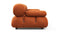 Bellini Sofa - Mario Bellini Three Seater Sofa, Apricot Velvet