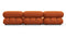 Bellini Sectional - Mario Bellini Sectional, Right Chaise, Apricot Velvet