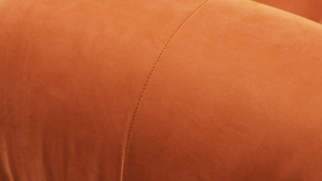 Bellini Sectional - Mario Bellini Sectional, Left Chaise, Apricot Velvet