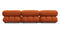 Bellini Sectional - Mario Bellini Sectional, Left Chaise, Apricot Velvet
