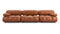 Bellini Sofa - Mario Bellini Three Seater Sofa, Tan Premium Leather