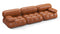 Bellini Sofa - Mario Bellini Three Seater Sofa, Tan Premium Leather