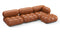 Bellini Sectional - Mario Bellini Sectional, Right Chaise, Tan Premium Leather