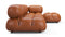 Bellini Sectional - Mario Bellini Sectional, Right Chaise, Tan Premium Leather