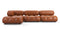 Bellini Sectional - Mario Bellini Sectional, Left Chaise, Tan Premium Leather