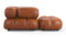Bellini Sectional - Mario Bellini Sectional, Left Chaise, Tan Premium Leather