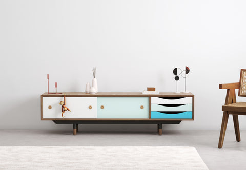 Finn Juhl - Finn Juhl TV Cabinet, Walnut