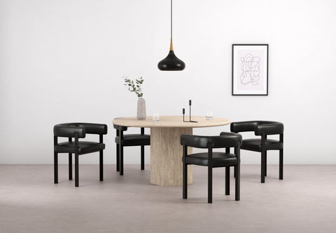 Tay - Tay Chair, Midnight Black Premium Leather