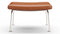 Oslo - Oslo Ottoman, Tan Premium Leather