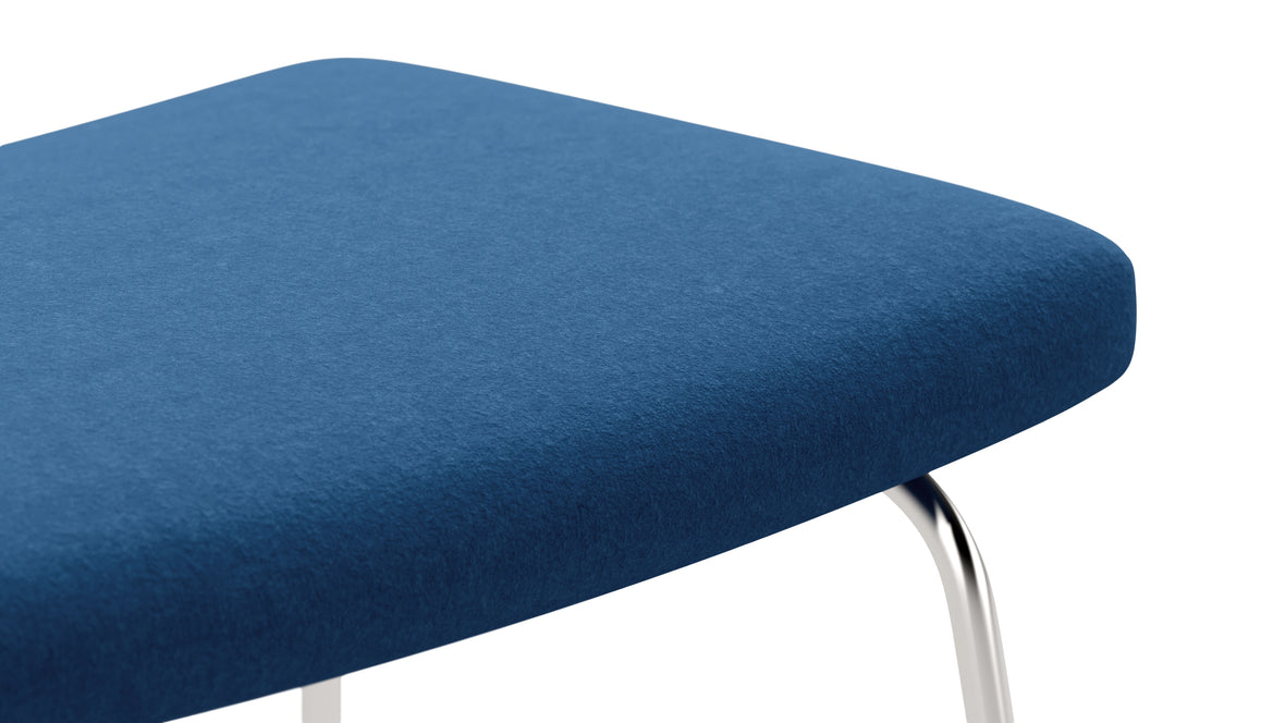 Oslo - Oslo Ottoman, Indigo Blue Wool