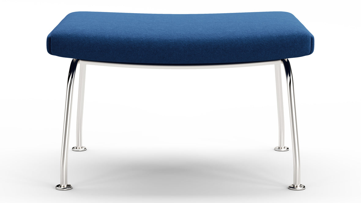 Oslo - Oslo Ottoman, Indigo Blue Wool