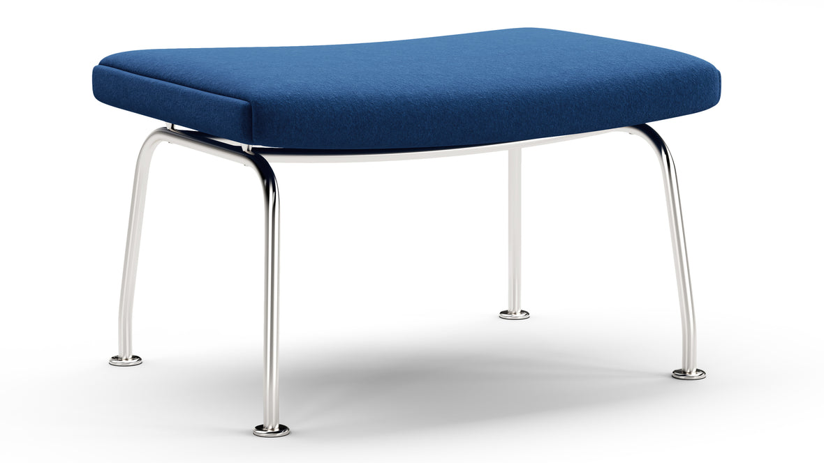 Oslo - Oslo Ottoman, Indigo Blue Wool