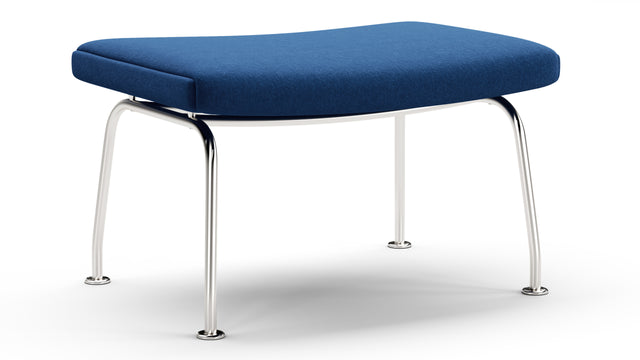 Oslo - Oslo Ottoman, Indigo Blue Wool