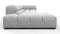 Tufty - Tufty Sectional, Large, Left Chaise, Light Gray Wool