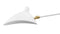 Mouille Ceiling - Mouille Two Arm Ceiling Light, White