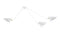 Mouille - Mouille Spider Ceiling Light, Three Arms, White
