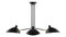 Mouille - Mouille Three Arm Ceiling Light, Small, Black