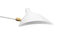 Mouille - Mouille Three Arm Ceiling Light, Small, White