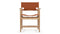 Aksel - Aksel Armchair, Whiskey Brown Vegan Leather and Ash