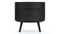 Felix - Felix Two Drawer Nightstand, Black Ash