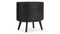 Felix - Felix Two Drawer Nightstand, Black Ash