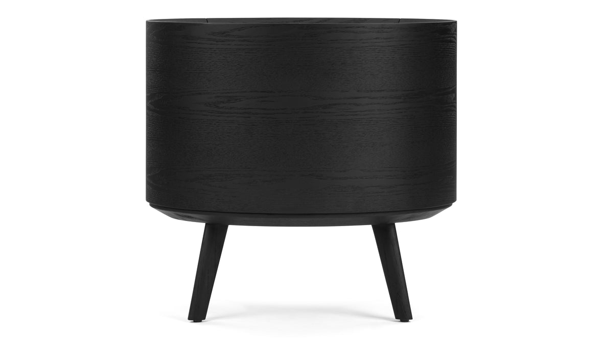 Felix - Felix Two Drawer Nightstand, Black Ash