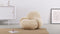 Pacha - Pacha Lounge Armchair, Ecru Velvet