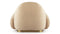 Pacha - Pacha Lounge Armchair, Ecru Velvet