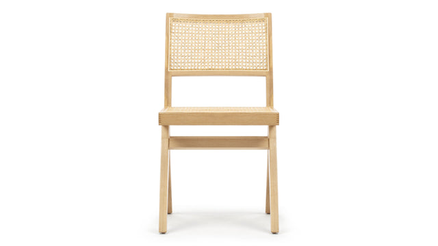 Jeanneret Dining Chair - Pierre Jeanneret Side Chair, Natural Ash