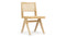 Jeanneret Dining Chair - Pierre Jeanneret Side Chair, Natural Ash