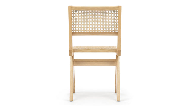 Jeanneret Dining Chair - Pierre Jeanneret Side Chair, Natural Ash