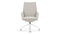 Mies - Mies Desk Chair, Light Gray Brushed Weave