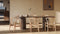 Saturn - Saturn Oval Dining Table, Dark Emperador Marble, 98in