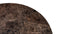 Saga - Saga Round Dining Table, Dark Emperador Marble, 47in