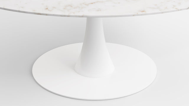 Aarhus - Aarhus Oval Dining Table, Calacatta Marble, 67