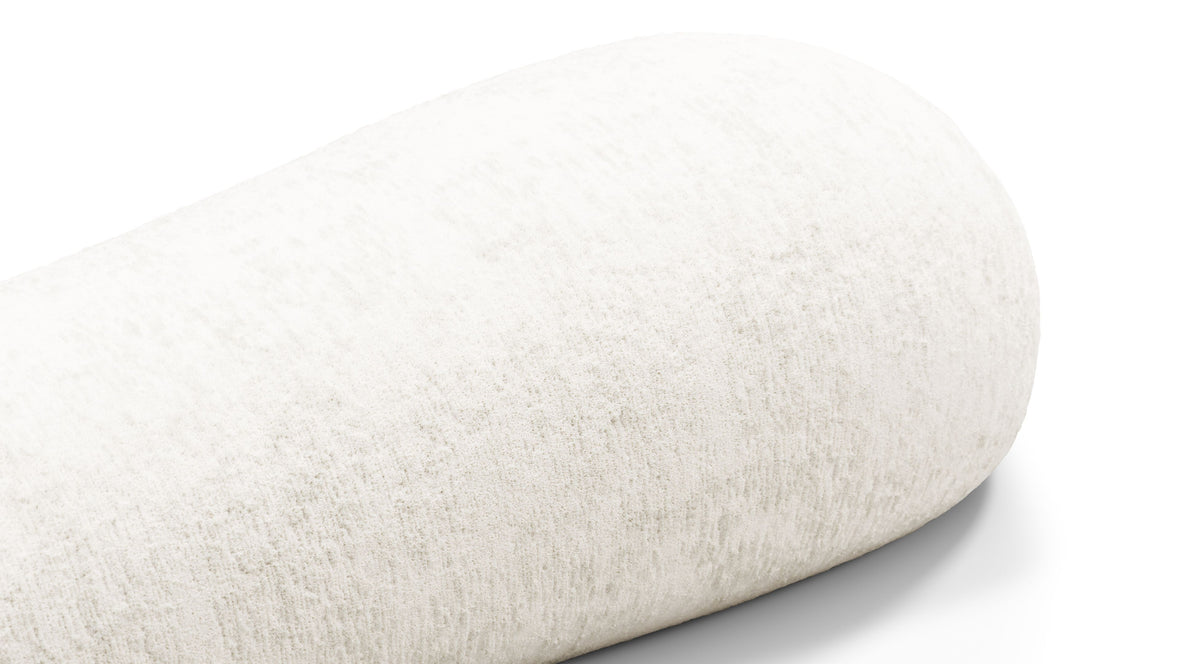 On the Rocks - On the Rocks Module, Large Backrest, White Textured Chenille