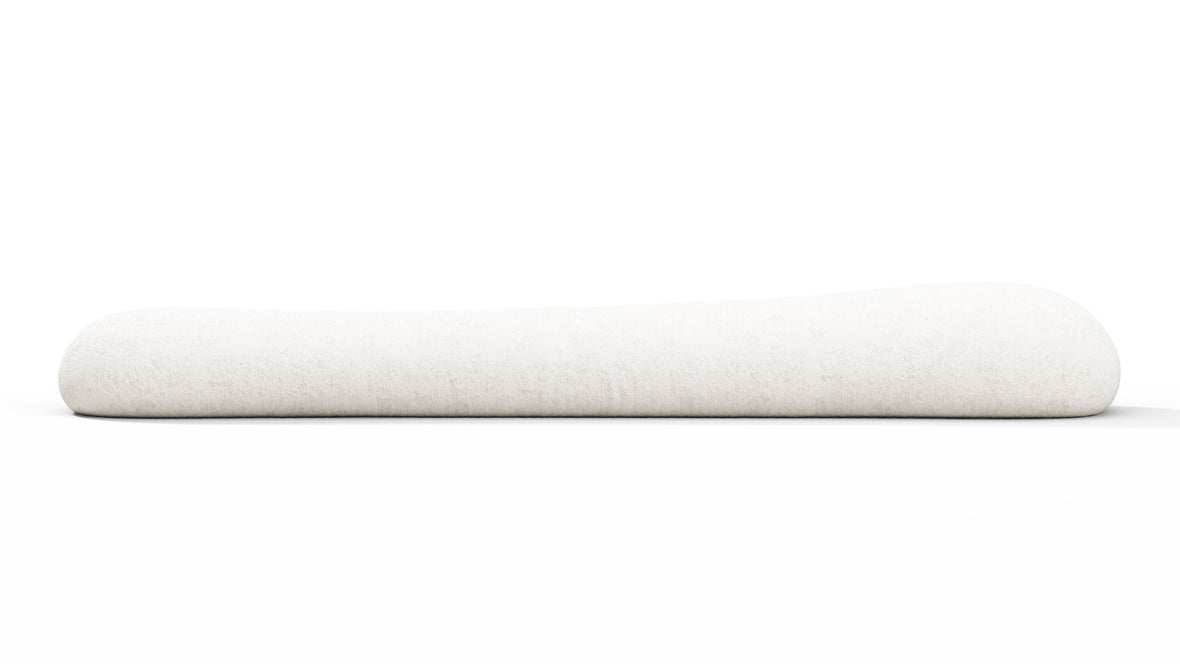 On the Rocks - On the Rocks Module, Large Backrest, White Textured Chenille
