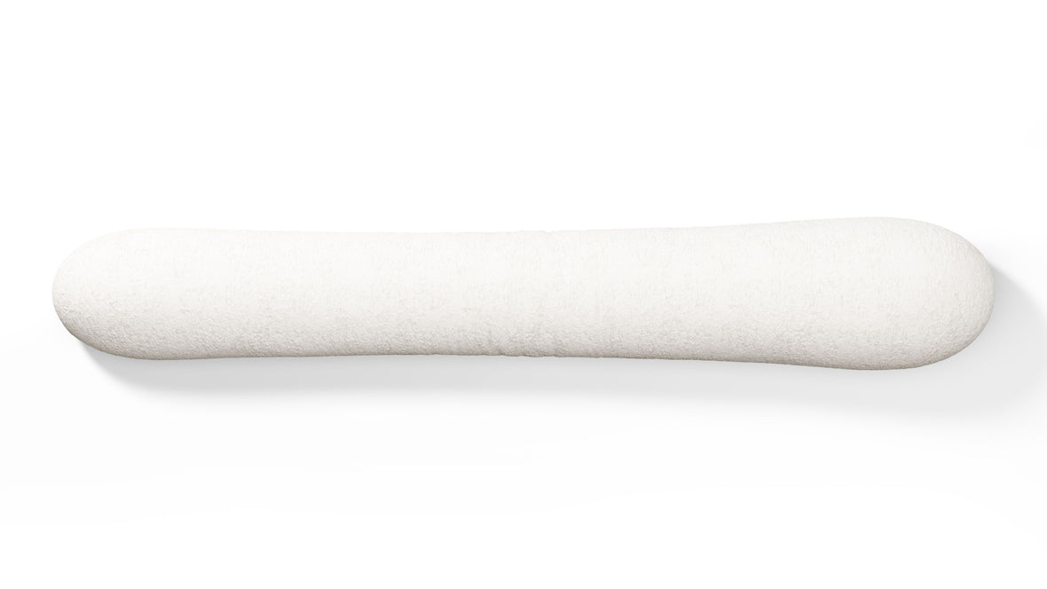 On the Rocks - On the Rocks Module, Large Backrest, White Textured Chenille
