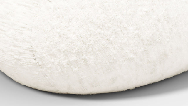 On the Rocks - On the Rocks Module, Backrest, White Textured Chenille