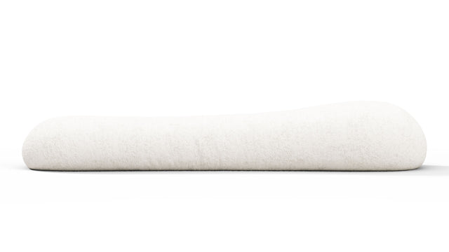 On the Rocks - On the Rocks Module, Backrest, White Textured Chenille