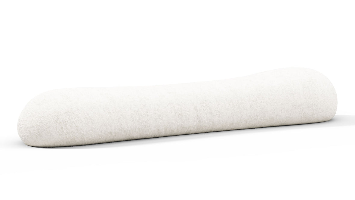 On the Rocks - On the Rocks Module, Backrest, White Textured Chenille
