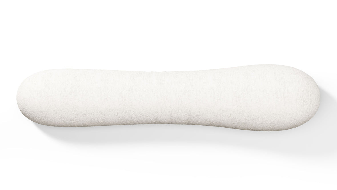 On the Rocks - On the Rocks Module, Backrest, White Textured Chenille