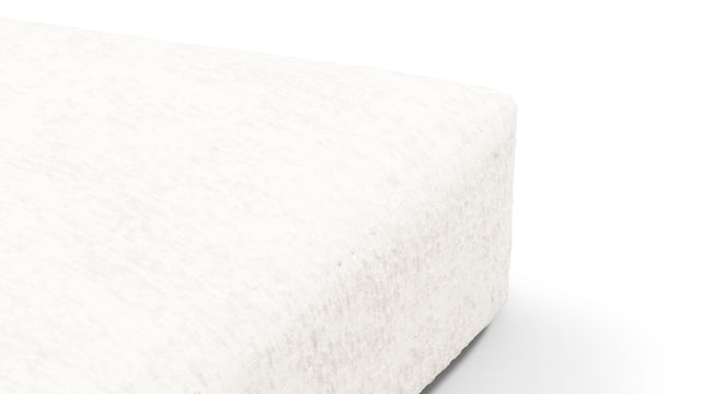 On the Rocks - On the Rocks Module, Seat Section 4, White Textured Chenille
