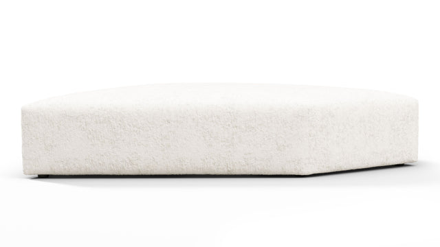On the Rocks - On the Rocks Module, Seat Section 4, White Textured Chenille
