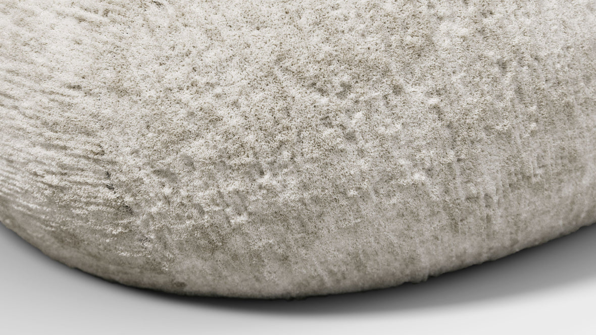 On the Rocks - On the Rocks Module, Large Backrest, Dove Textured Chenille