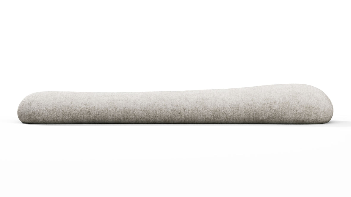 On the Rocks - On the Rocks Module, Large Backrest, Dove Textured Chenille